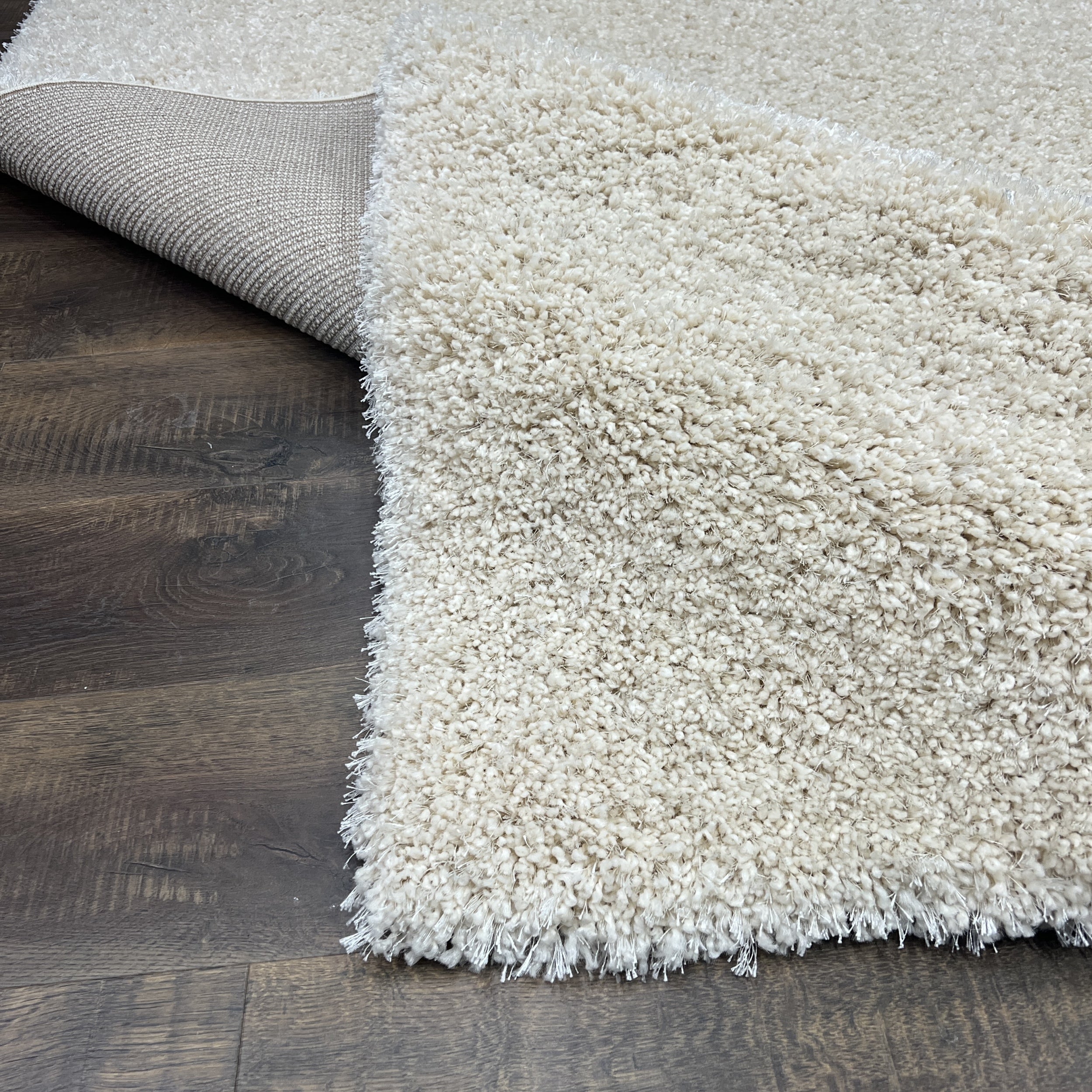 Supershine Ultra Soft Ivory Off-White Shag Rug
