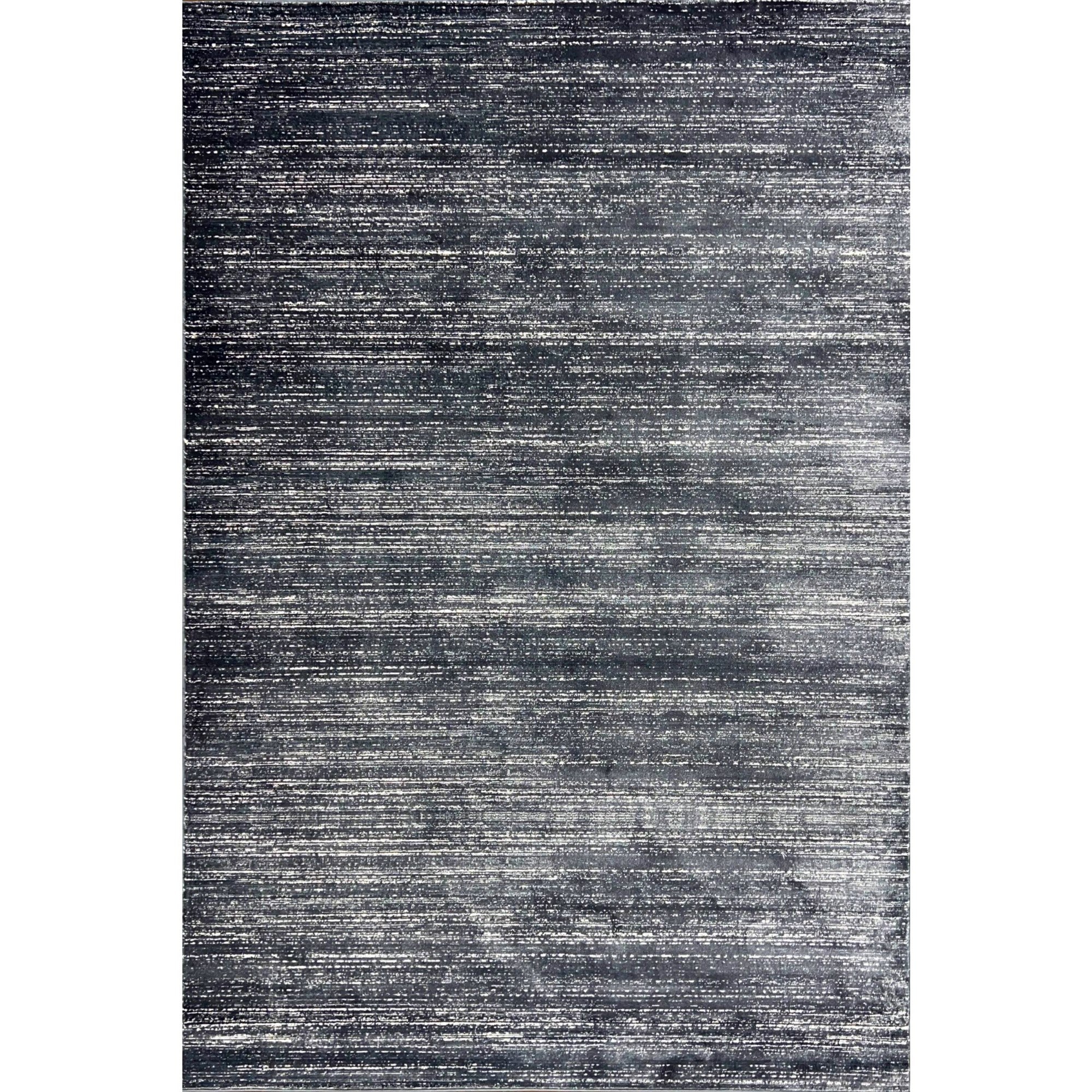 Unity Charcoal Blue Soft Rug with Sleek Minimalist Design