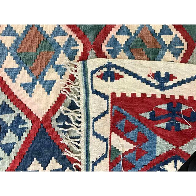 Vintage Handmade Turkish Kilim Rug - 3'5''x5'1''