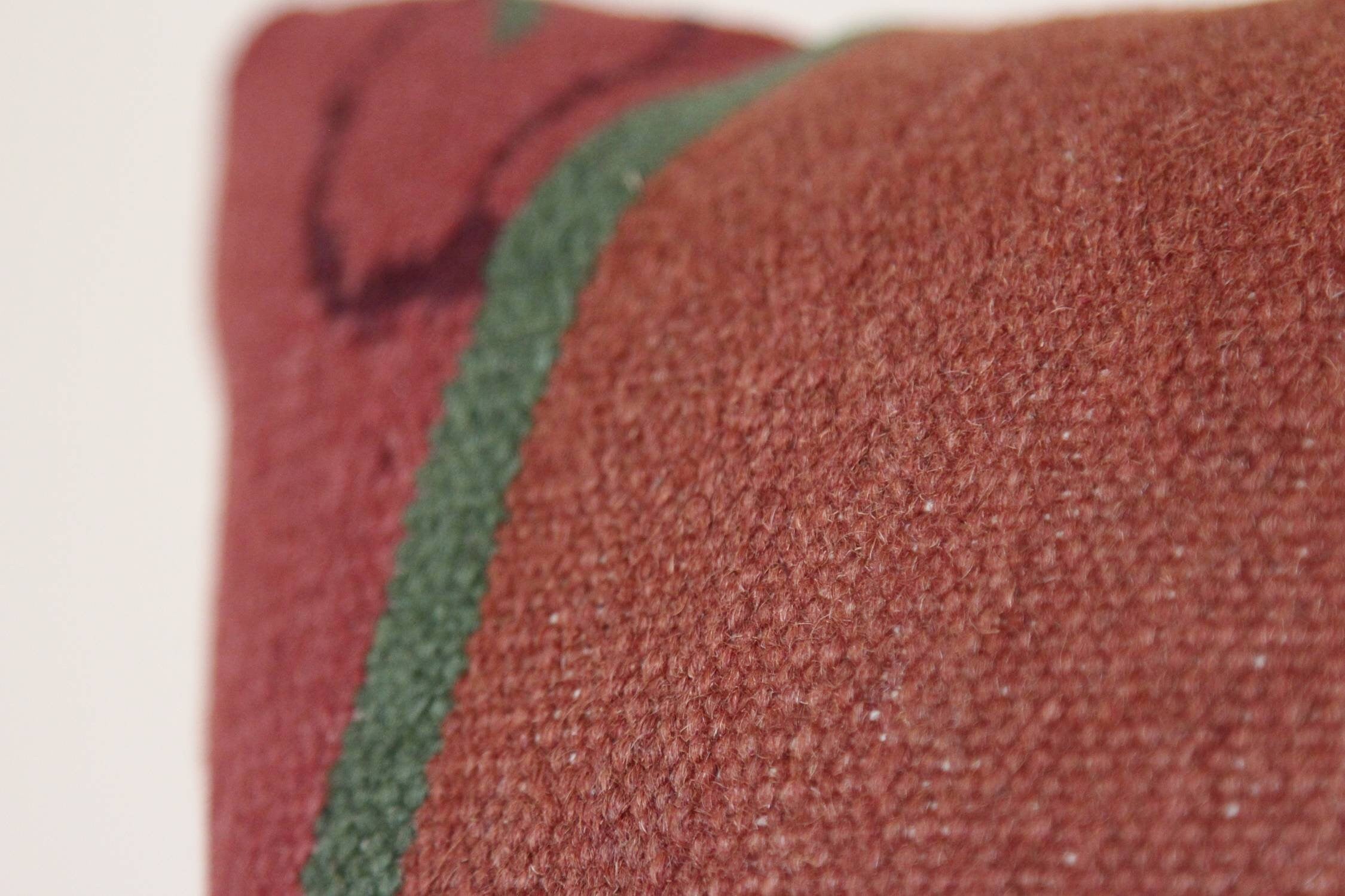 Antique Kilim Pillow 16x16 - Vintage Rug Pillow Cover for Sofa & Couch