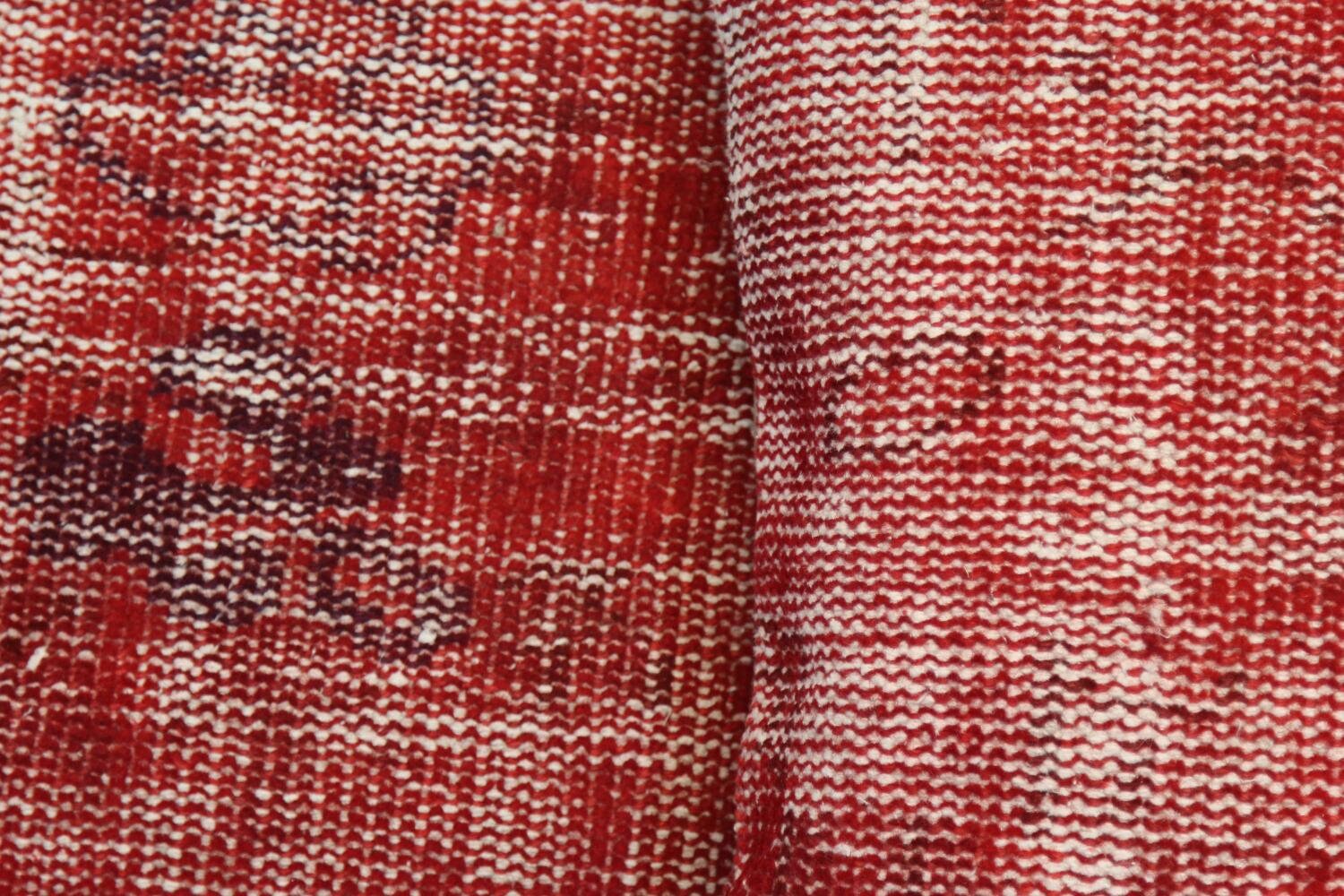 Set of 2 Red Wool Kilim Pillow Covers: Vintage Turkish Rug Pillows 18x18