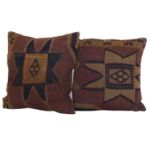 antique-anatolian-kilim-rug-pillows-a-pair 1