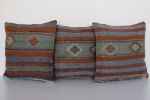 Antique-Kilim-Rug-Pillows-Set of 3 2