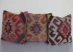 Bohemian-Kilim-Rug-Pillows-Set-of-3 2