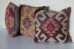 Bohemian-Kilim-Rug-Pillows-Set-of-3 3