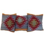 Antique-Turkish-Kilim-Rug-Pillows-Set-of-3 1
