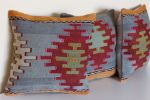 Antique-Turkish-Kilim-Rug-Pillows-Set-of-3 5