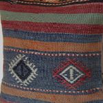 Handwoven-multi-colored-Kilim-Pillow 2