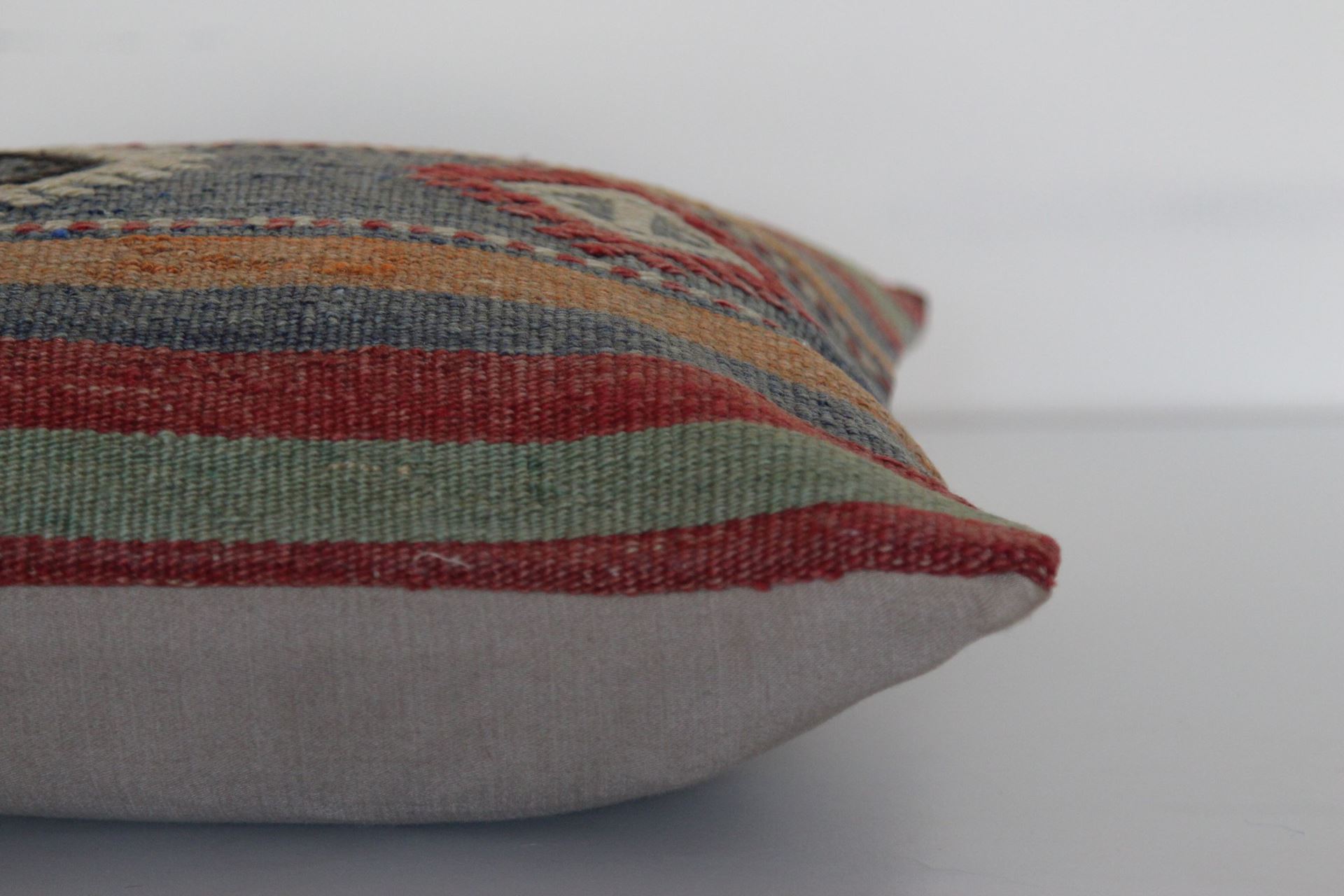 16'' Handwoven multicolored Kilim Pillow ChicagoCozy Rugs Chicago