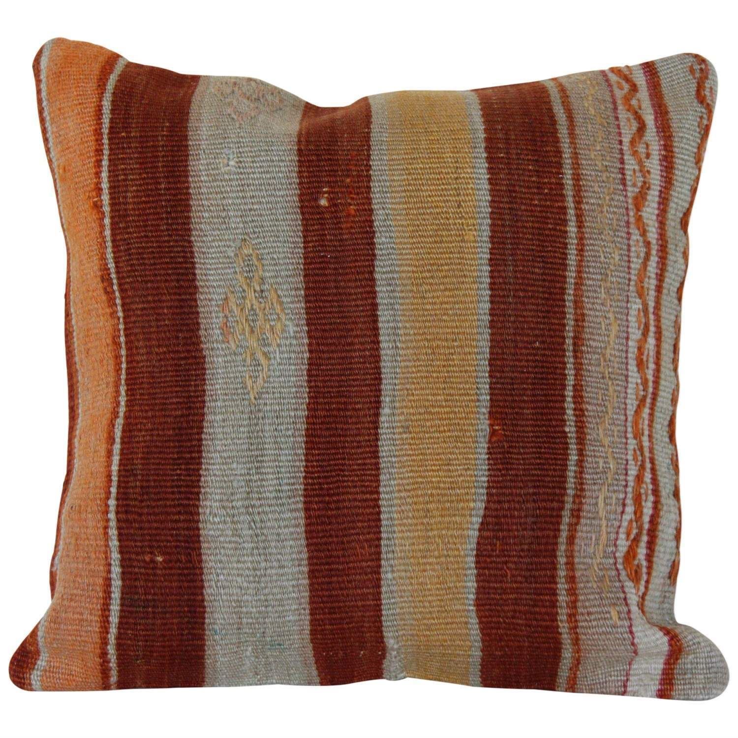 16'' Handwoven multicolored Kilim Pillow ChicagoCozy Rugs Chicago