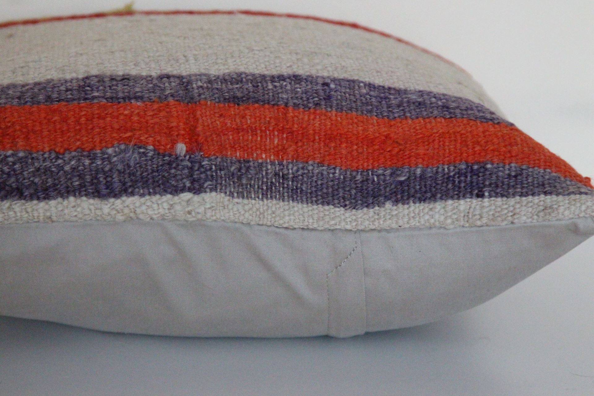 16'' MultiColored Striped Kilim Pillow ChicagoCozy Rugs Chicago