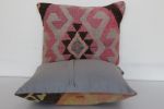 Pastel-Pink-Kilim-Pillows - A Pair 7