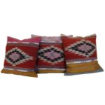 18'' Diamond Kilim Rug Pillows Set-of-3