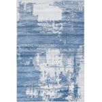 Picture of Abstract Area Rug Blue