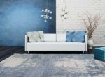 Picture of Abstract Area Rug Blue
