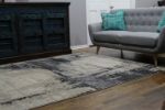 Abstract Area Rug Brown Runner - CHICAGO