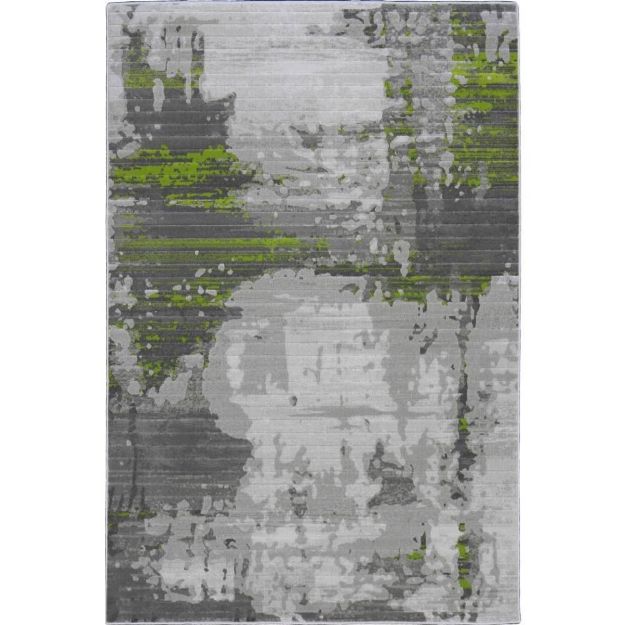 Picture of Abstract Art Green Rug