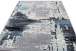 Picture of Abstract Rug in Blue and Gray