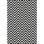 Picture of Chevron Black & White Rug