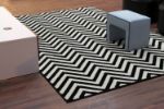 Picture of Chevron Black & White Rug