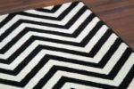 Picture of Chevron Black & White Rug