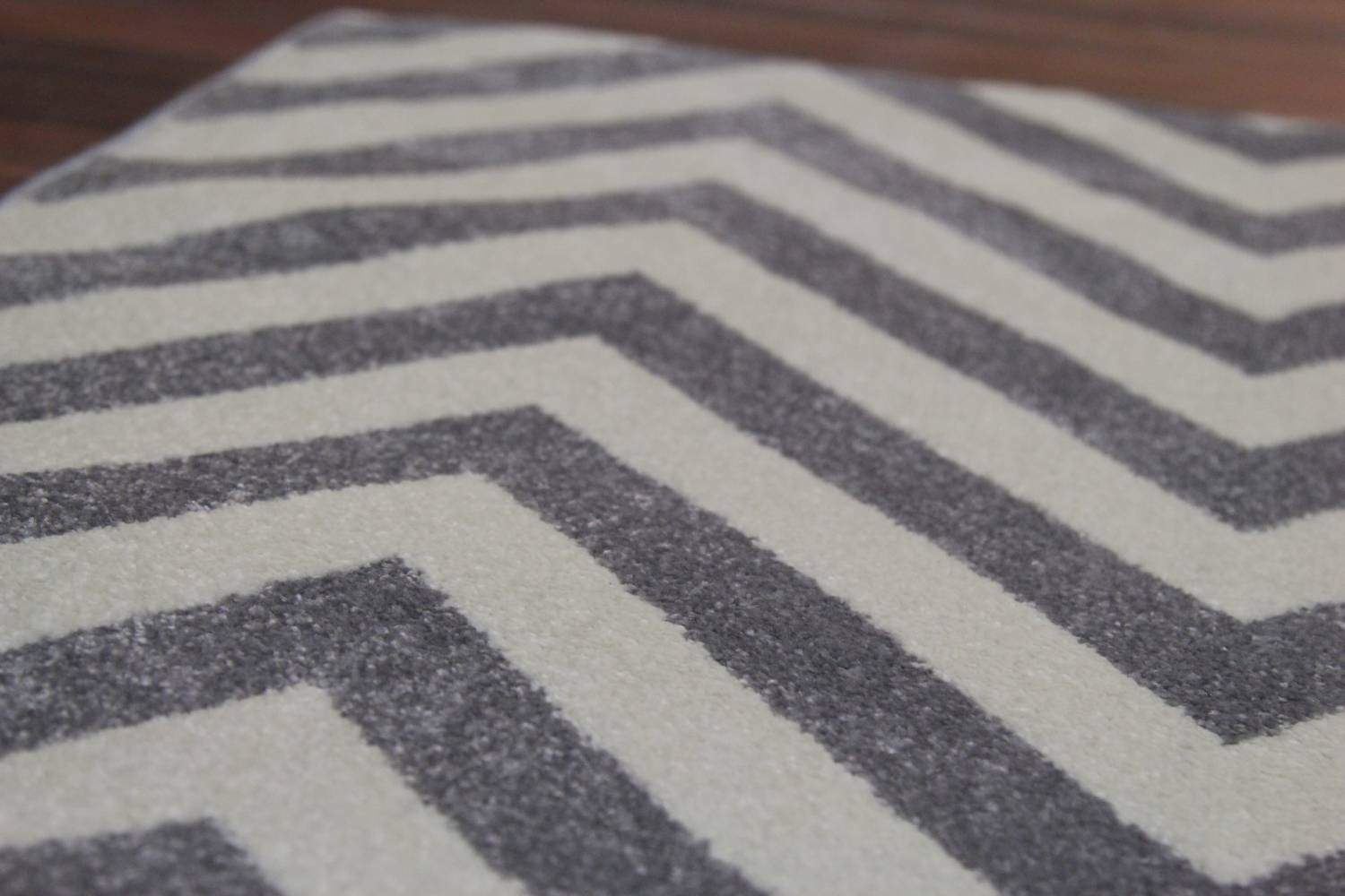 Chevron Gray Rug ChicagoCozy Rugs Chicago