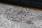 Picture of Damask Gray & White Rug