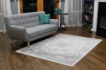 Picture of Distressed Medallion Rug Light Gray