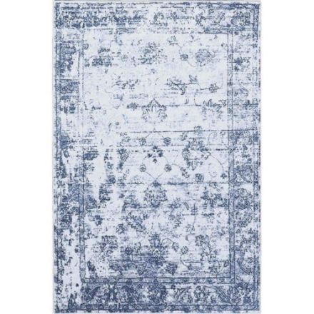 Picture of Distressed Vintage Blue Rug