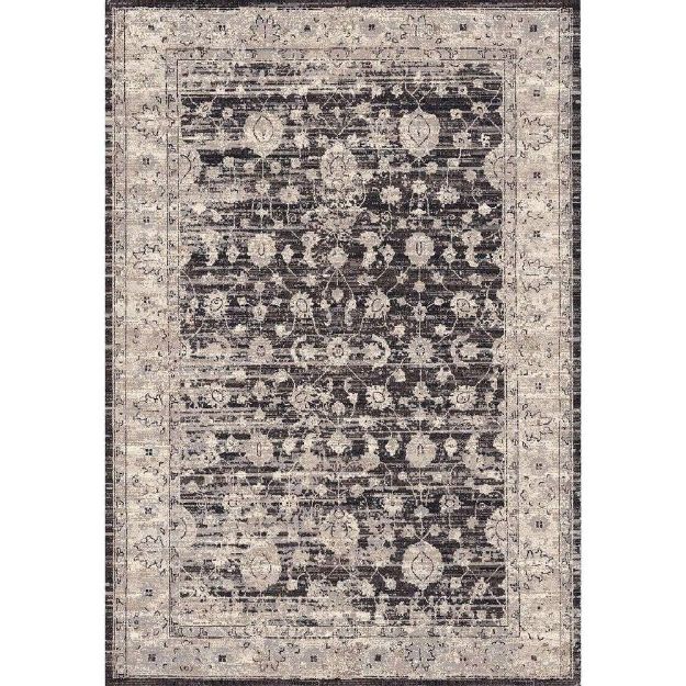 Picture of Distressed Vintage Brown Rug