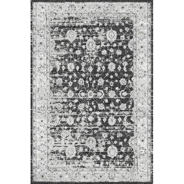 Picture of Distressed Vintage Gray Rug