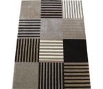 Geometric-Checker-Brown-Rug