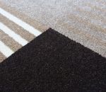 Geometric-Checker-Brown-Rug