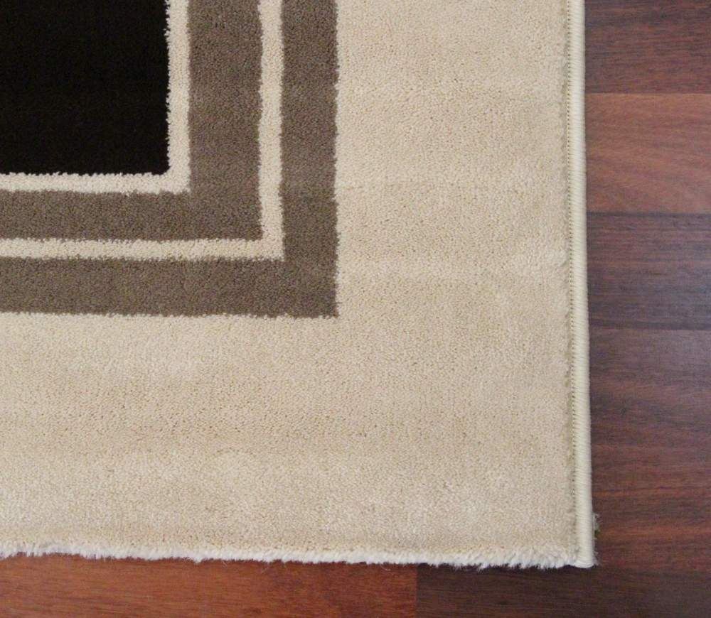 Geometric Squares Brown Rug ChicagoCozy Rugs Chicago
