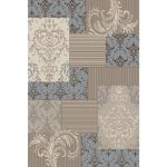 Patchwork-Damask-Rug-Blue-Brown