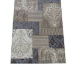 Patchwork-Damask-Rug-Blue-Brown