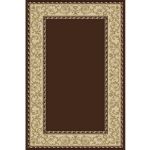 Solid-Brown-Rug-with-Border