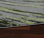Striated-Stripes-Abstract-Rug-Green