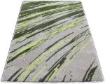 Striated-Stripes-Abstract-Rug-Green