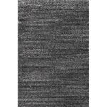 Subtle Striped Gray and Black Rug