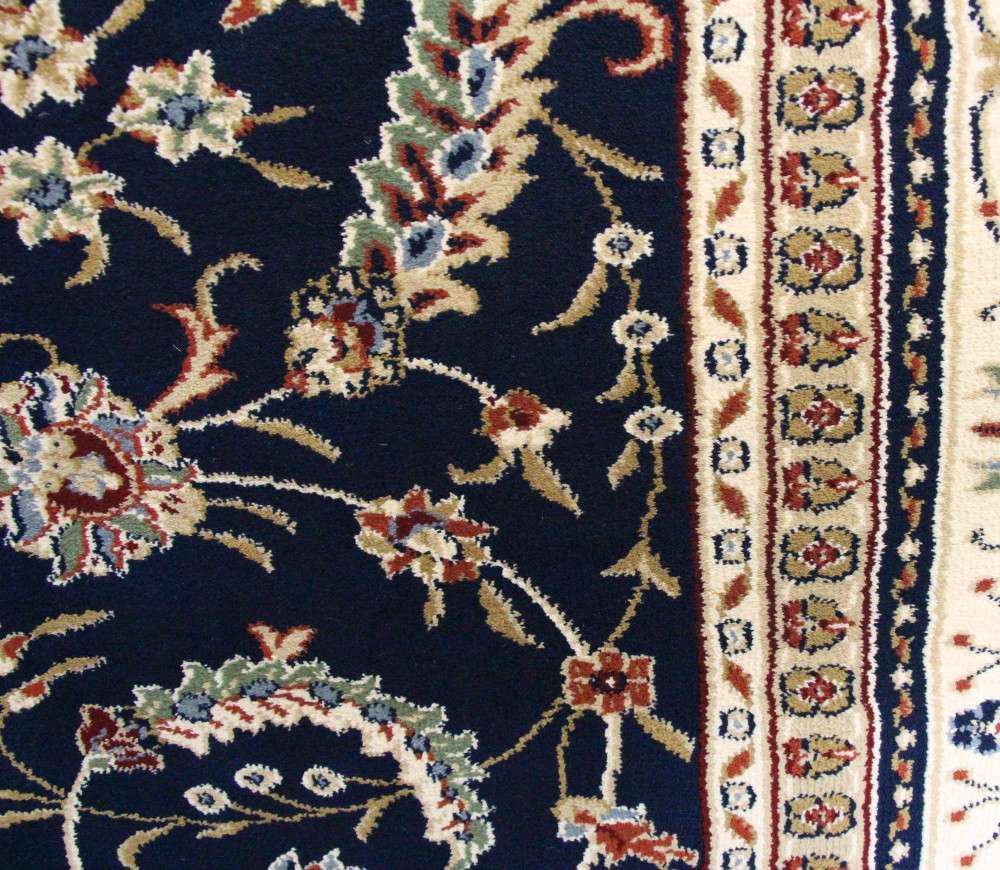 Traditional Medallion Rug Navy Blue ChicagoCozy Rugs Chicago