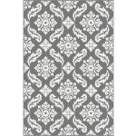 Picture of Transitional Floral Gray Rug