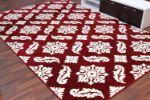 Picture of Transitional Floral Red Rug