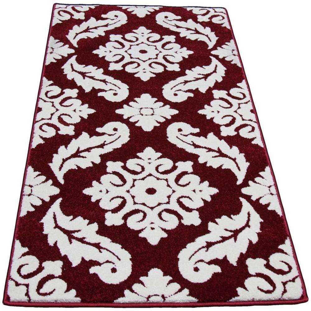 Transitional Floral Red Rug ChicagoCozy Rugs Chicago