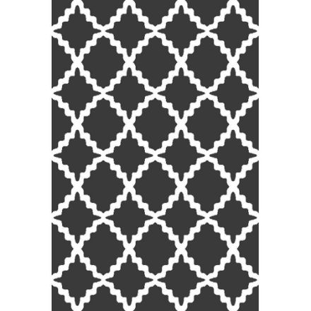 Picture of Trellis Dark Gray Rug