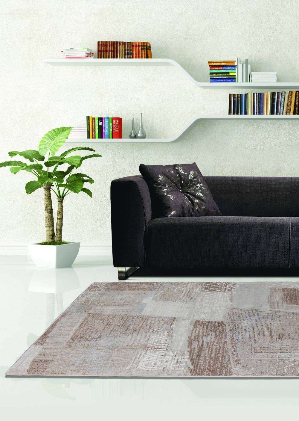 Versatile Faded Brown & Blue Rug ChicagoCozy Rugs Chicago