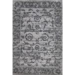 Picture of Vintage and Faded Look Gray Rug