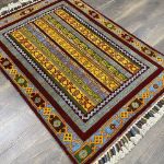 Picture of 3X5 Hand-knotted Thick Dense Wool Colorful - 2'11"x4'6"