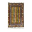 Picture of 3x5 Vintage Turkish Rug with Color Pop, Hand-Knotted Boho Khorjin Rug - 2'8"x4'6"