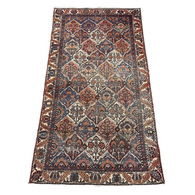 Picture of 5x9 Hand Knotted Turkish Rug for Distressed and Vintage Home Decor